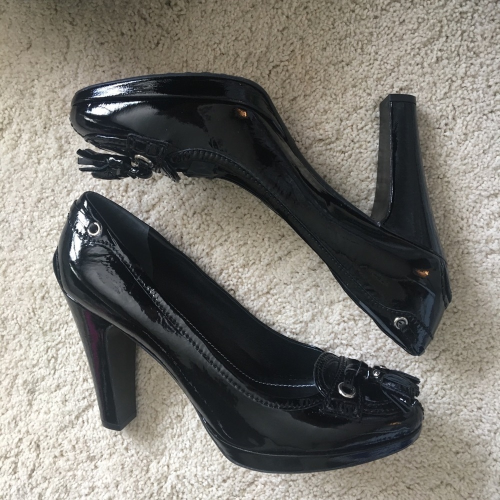 The original car shoe black heel